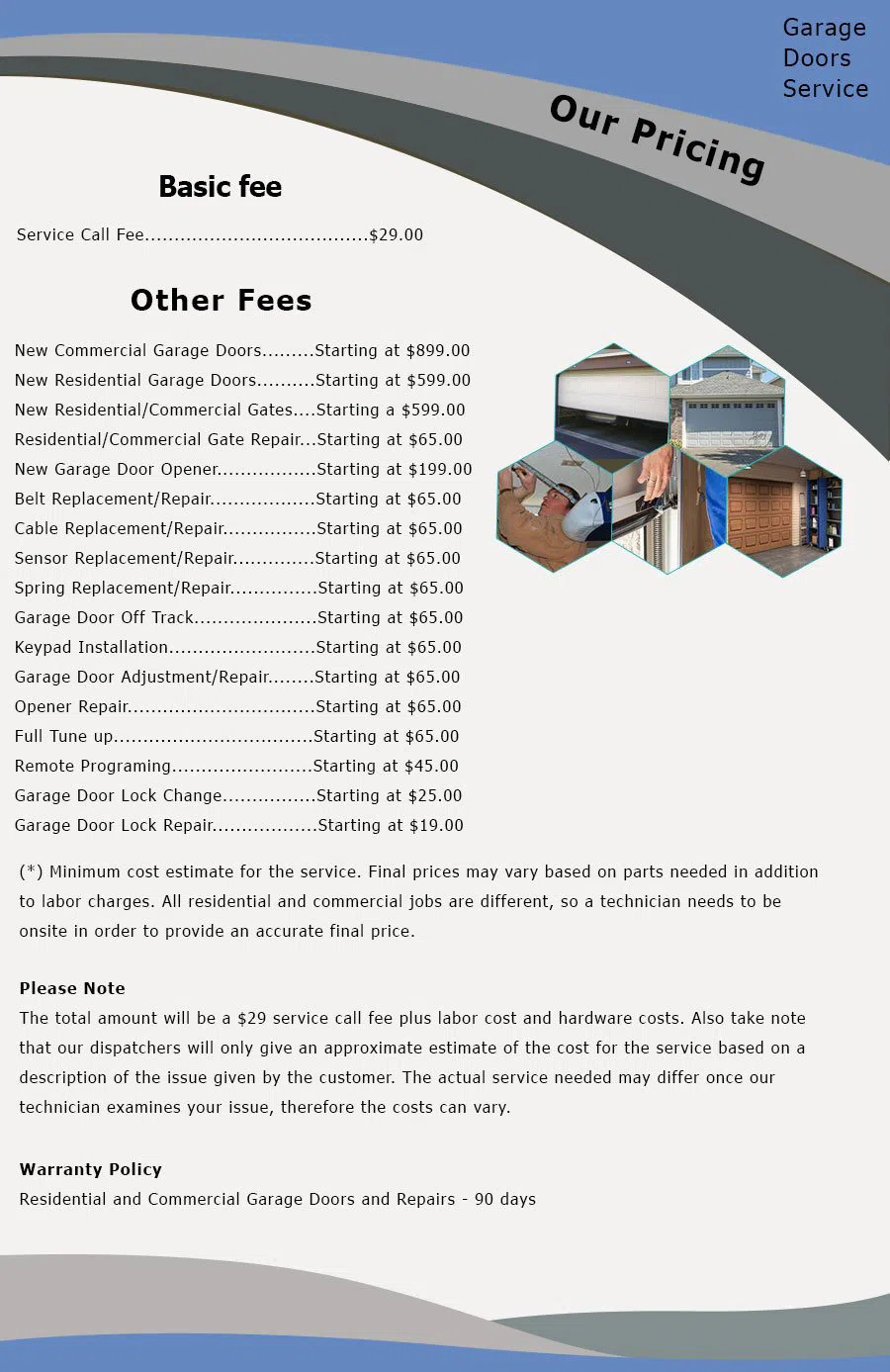 Security Garage Doors Chandler, AZ 480-424-4740